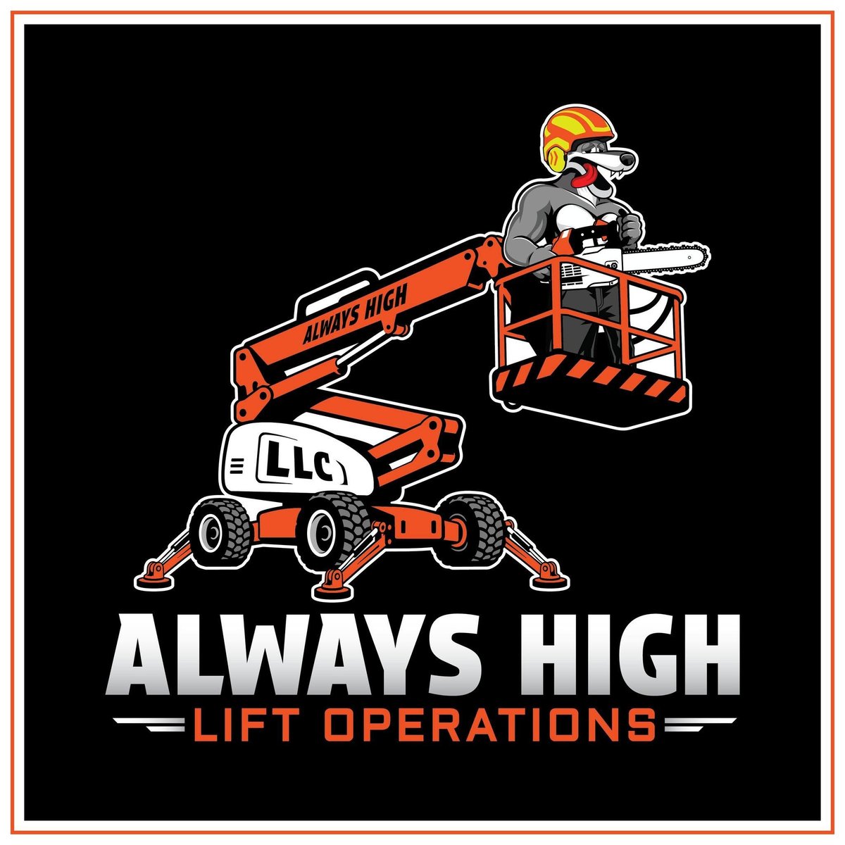 Always High Lift Operations logo featuring a deer with lift arms against a clean background